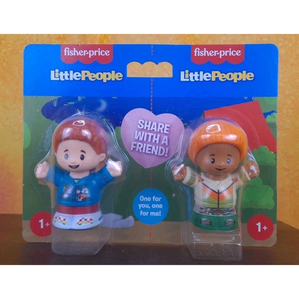 Fisher Price‎ Little People Share  With A Friend 2 Pack Girl & Boy Camping  NIP